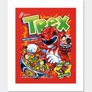 TRex Cereal Posters and Art